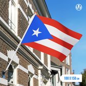 vlag Puerto Rico 100x150cm - Spunpoly