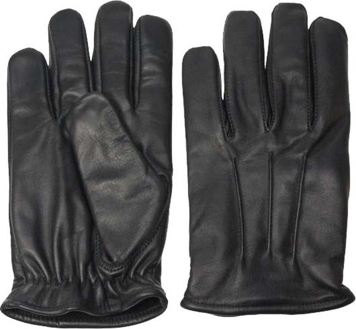 Swift Classic Leren Winterhandschoenen Heren - Leren Handschoenen Dames - Winterhandschoenen - Fleece en Gevoerd - Zwart - Maat XL
