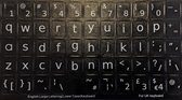 Autocollants clavier QWERTY en petites lettres (y compris à usage Éducatif )