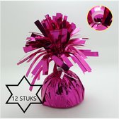 Ballon gewichtje 170 gr Pink Kleur 12 stuks, Verjaardag, Themafeest, Sweet Sixteen