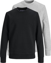 Jack & Jones Basic Trui - Jongens - zwart - grijs