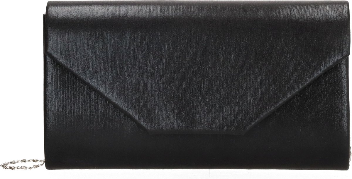 No label Elisa Clutch/avondtasje - Zwart