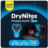 Huggies DryNites zeer absorberende nachtluiers bij bedvocht, voor jongens 8-15 jaar, 13 stuks