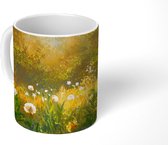Mok - Bloemen - Zomer - Aquarel - 350 ML - Beker