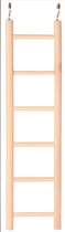 Beeztees Vogel - Vogelspeelgoed - Houten - Ladder - 6 - Treden - 28CM - 1ST