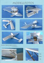 bouwplaat, modelbouw in karton, Vliegtuig Dornier "Libelle II " , schaal 1/24