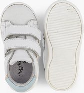 limelight girl Witte leren sneaker klittenband - Maat 21