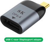 USB-C naar Displayport 1.4  adapter - 8K 60Hz - Displayport converter