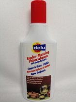 Delu - Koper en Messing - Snelpoets - Lange Glansbescherming - 150 ml - Ruikt Fris - Een Aanrader !!