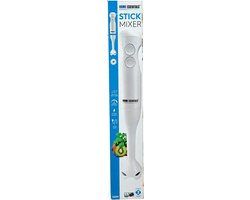 HOME ESSENTIALS Staafmixer-easy cleaning- 2 snelheden-RVS messen-350 w-wit van Home Essentials — afbeelding 2