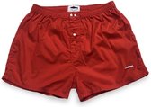 Boxershorts - 3 stuks - Rood/Olijfgroen/Navyblauw - Knoopsluiting - Premium duurzaam katoen - L