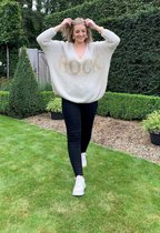 Trui gebreid beige