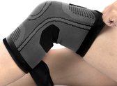 Knie Brace - verstelbaar - grijs/zwart - XXL