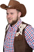 Country hoed Bruin- Cowboy hoed - Texas - Carnaval