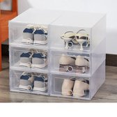 Lavazo® - Schoenen Opbergsysteem - Schoenenkast - Opbergbox - Schoenendoos - Schoenenbox - Schoenen Organizer - Transparant