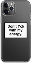 Case Company® - iPhone 11 Pro hoesje - My energy - Soft Case / Cover - Bescherming aan alle Kanten - Zijkanten Transparant - Bescherming Over de Schermrand - Back Cover
