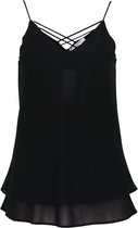 Pieces Top Kaysa Zwart