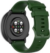 Strap-it Bracelet en Siliconen 22 mm - bracelet de montre adapté pour Samsung Galaxy Watch 3 45 mm / Galaxy Watch 46 mm / Gear S3 Classic & Frontier - Polar Vantage M / M2 / Grit X - Garmin Vivoactive 4 - vert armée