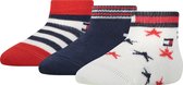 Tommy Hilfiger Baby 3 Pack Newborn Giftbox Unisex Sokken - Maat 11/14