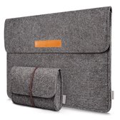 rger view Inateck felt sleeve case Compatible with 16 inch MacBook Pro 2019-2021, MacBook Pro 15.4 inch / XPS 15 / Ultrabook laptop sleeve case, dark gray
