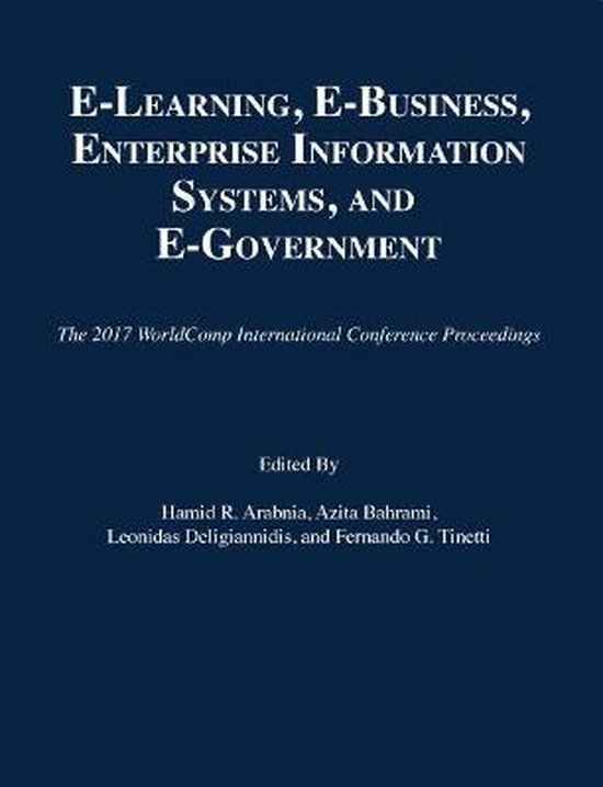 The 2017 WorldComp International Conference Proceedings- e-L ... - cover