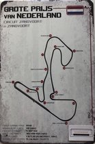 Metalen Wandbord Circuit Zandvoort Formule 1