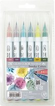 Brush markers, Clean colors Sets, Smokey Colors, RB-6000AT/6VE
