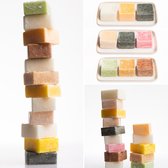 Set met 32 verschillende geurblokjes | amberblokjes uit Marokko - cadeaupakket - proefpakket