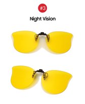 clip on voorzet nachtbril, cat eye. | bol.com