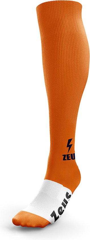 Voetbalsokken Zeus Calza Energy, Oranje, Maat 34-39