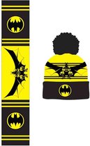 DC Comics Batman Muts & Sjaal Set Giftset (Beanie & Sjaal) Geel