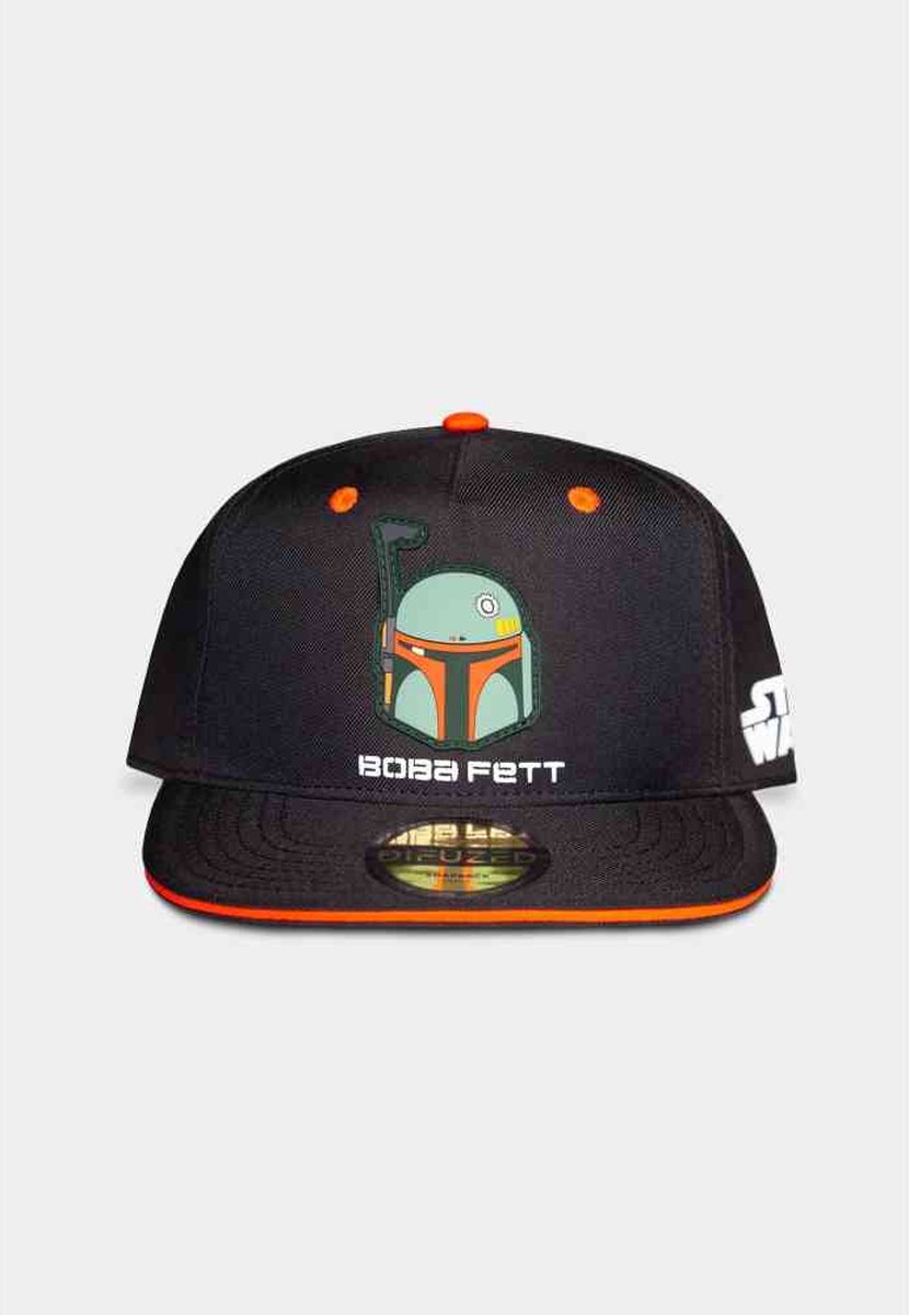 Disney The Mandalorian Snapback pet kinderen The Boba Fett - Bounty Hunter Zwart