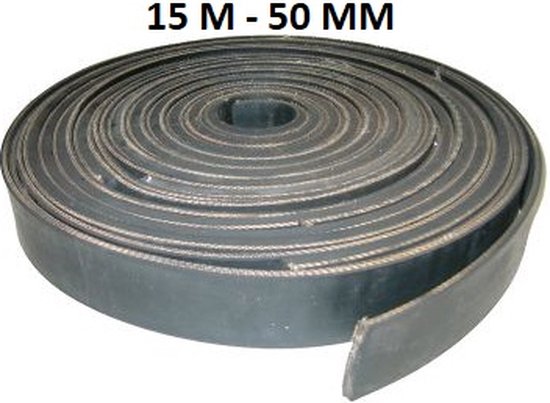 Boomband 15 meter 50 mm rubber - Rubber - Per Rol - Band voor Boom