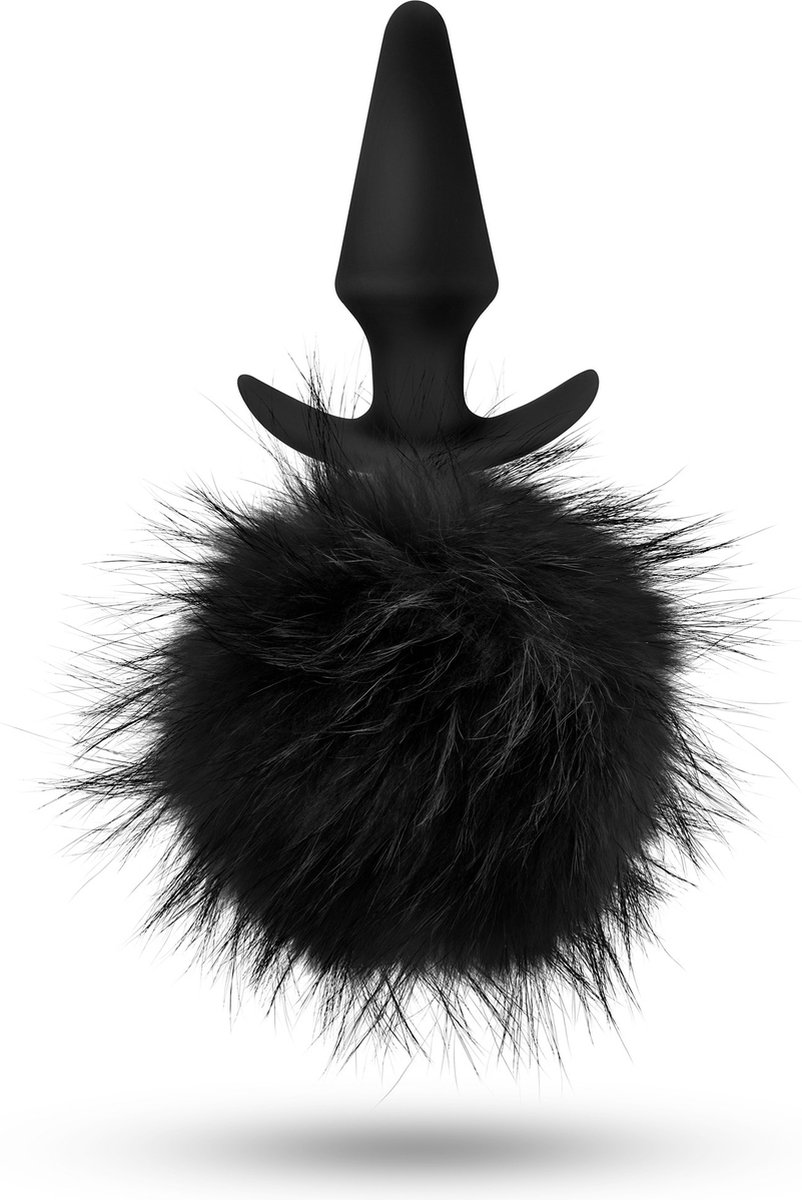 Goedkoopste Anal Adventures Platinum - Rabbit Tail Anaal Plug