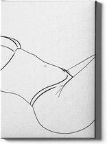 Walljar - Bikini Body - Muurdecoratie - Canvas schilderij