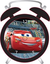 Disney Cars alarm klok wekker Zwart Jongenskamer Jongens Metaal wekker van 7 cm