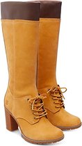 Timberland Leather Dames Boot Glancy Tall Lace A11S7 Wheat EU 39,5