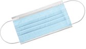 Akzenta Type IIR wegwerp medische mondkapjes blauw met oorlussen | EN14683:2019 | 98% filtratie, vloeistofbestendig chirurgisch mondmaskers - 3 laags masker - 50 stuks