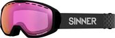 SINNER Mohawk+ Skibril - Zwart - Roze SINTRAST Lens