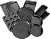 meubelexpert - 10 bakvormen set non-stick PFOA-vrije koolstofstalen multifunctionele bakvormen set
