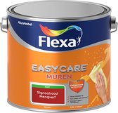 Flexa Easycare Muurverf - Mat - Mengkleur - Signaalrood - 2,5 liter
