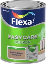 Flexa Easycare Muurverf - Keuken - Mat - Mengkleur - Bakery Brown - 1 liter