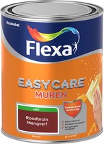Flexa Easycare Muurverf - Mat - Mengkleur - Roodbruin - 1 liter