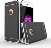 Luxe zwarte telefoonhoesje voor iPhone 6 / 6s Plus Ultradunne TPU beschermhoes | Watchbands-shop.nl