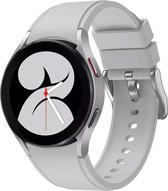 Samsung Galaxy Watch 4 - Silicone Bandje - Grijs - 20mm - Small