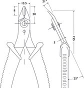 Piergiacomi PG-TR20M Striptang 118 Mm Precisie