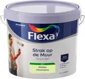 Flexa Strak op de Muur Muurverf - Mat - Mengkleur - Midden Citroengras - 10 liter