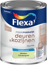 Flexa Mooi Makkelijk Verf - Deuren en Kozijnen - Mengkleur - Midden Citroengras - 750 ml