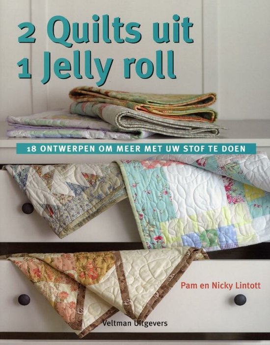 Cover van het boek '2 Quilts uit 1 Jelly roll' van P. Lintott