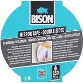 Spiegeltape - Dubbelzijdige tape - BISON - Bison spiegeltape - Vocht bestendig - Multifunctioneel - U kunt alles er mee ophangen - Eenvoudig - Tape - Plakband - 5 meter - NIEUWE UI